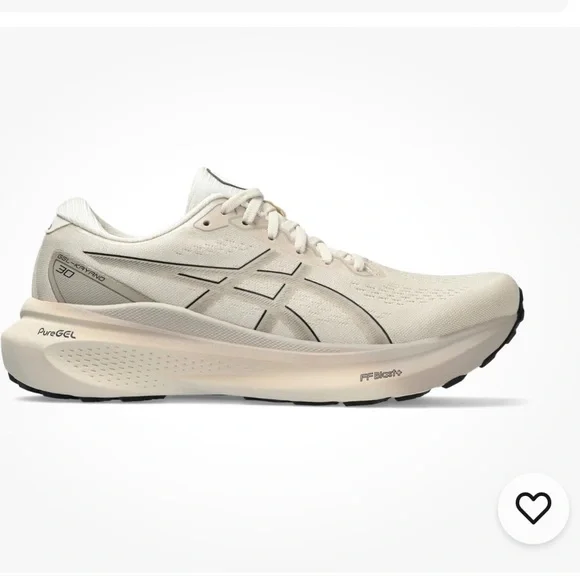 ASICS Men's Gel-Kayano 30 Running Shoes Oatmeal/Black Athletic Comfort Size 12 - Picture 1 of 9